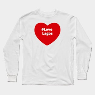 Love Lagos - Hashtag Heart Long Sleeve T-Shirt